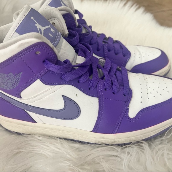 Nike Shoes - Women’s Purple/White Nike Air Jordan’s